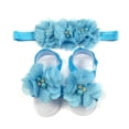 thumbnail image 4 of Wrapables® Shabby Chic Flower Headband + Barefoot Sandals (Set of 4), Spring, 4 of 5