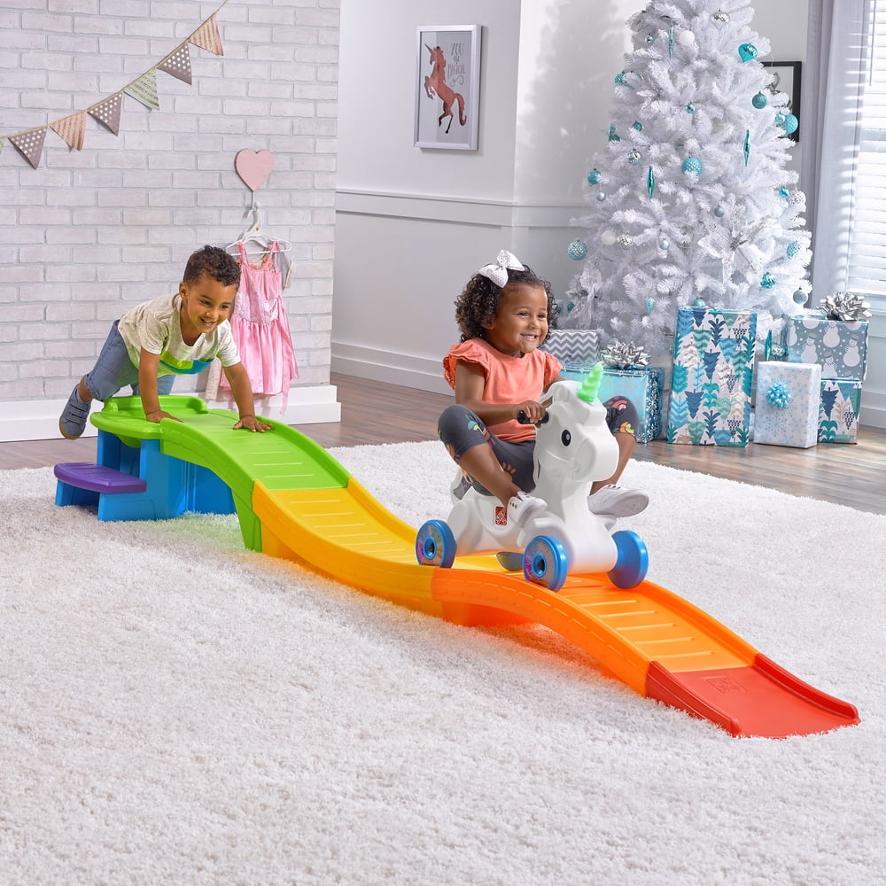 Step2 Unicorn Up & Down Coaster Ride-on Toy - 1
