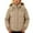 Khaki, variant on Women's Puffer Jacket, 2025 New Style Lightweight Quilted Down Coat with Zip Front, Warm Winter Outerwear for Women, Packable Travel Puffer Coat with Hood, Casual Cropped Insulated Jacket A L