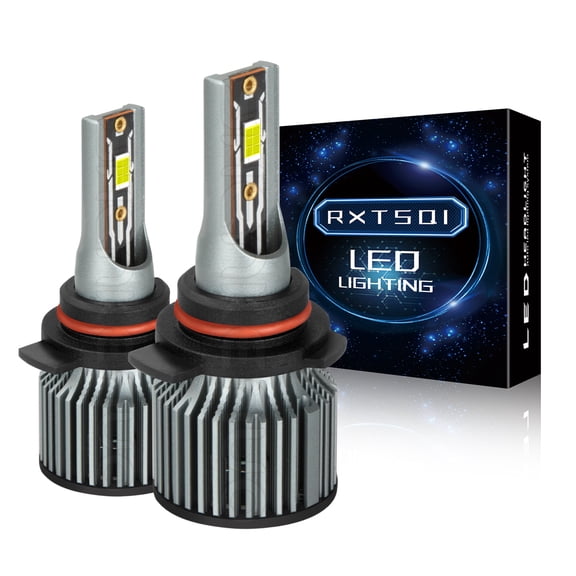 For Ford Taurus 2013 2014 2015 2016 2017 2018 LED Headlight Bulbs 9012/HIR2 High/Low Dual Beam Kit 6000K,q8
