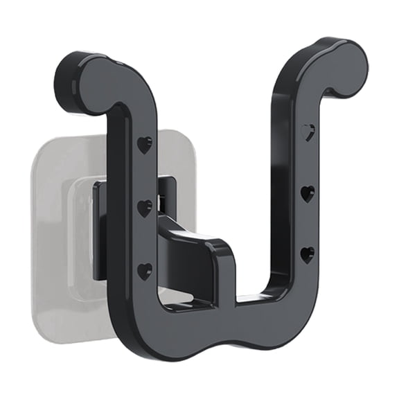 1 Pack Wall Mounted Shoe Rack,Hanging Shoe Organizer Shelf with Sticky Hanging Mounts,Door Shoe Hangers with Hooks for Slippers Storage,Shoe Holder,Wall Shoe Rack,Wall Mounted Shoe Storage,Black