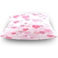 thumbnail image 4 of GZHJMY Soft Smooth Skin-Friendly Throw Pillow Cover without Pillow Case20"x20"Shrink-Resistant Breathable Hidden Zipper Opening, Sofa Bed Office Farmhouse Room Easy to Disassemble|Valentine's Day Ro, 4 of 7