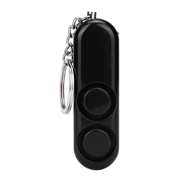 Miangastore 120 DB Emergency Personal Alarm Keychain Loud Alert Anti-theft Alarm Self Defense Electronic Device with Dual Alarm for The Elderly Kids Women Adventurer Night Workers (Black)
