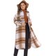 thumbnail image 1 of Chaquetas de franela largas de lana gruesa para mujer #2 Marr贸n M #2 Marr贸n M Xishao ropa, 1 of 2