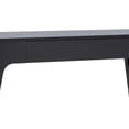 thumbnail image 4 of Lue 47 Inch Wood Console Sofa Table, 1 Drawer, Bottom Shelf, Black, 4 of 5