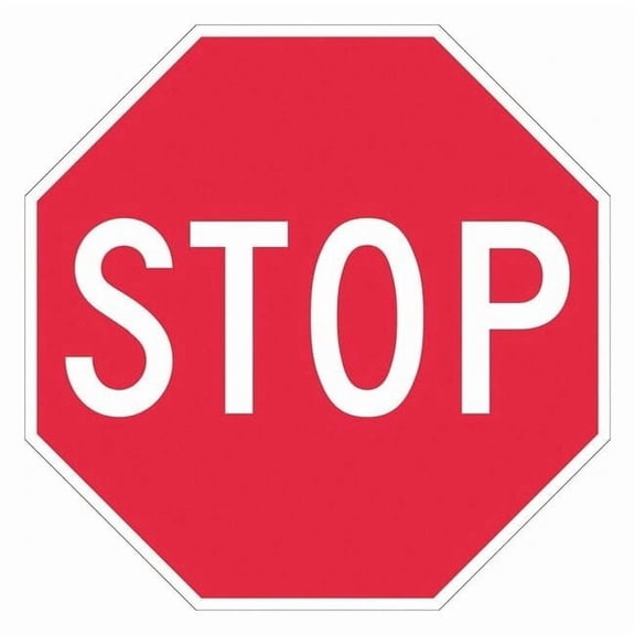 Lyle Stop Traffic Sign,18" x 18" T1-1006-EG_18x18