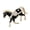 Black, variant on Portable Horse Pin Comfortable Wear Jewelry With Polished Finish for Daily Wear