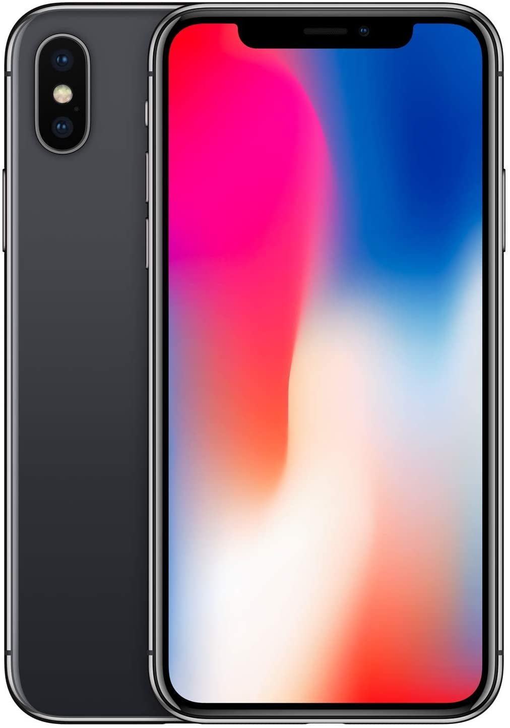 Restored Apple iPhone X 64GB Space Gray Fully Unlocked (No Face ID)  (Refurbished)