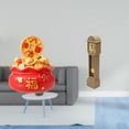 thumbnail image 2 of Escultura de escritorio, estatua de cuenca del tesoro, reloj de piso de casa de muñecas en miniatura Feng Shui, reloj de pie, juguete de simulación he, 2 of 8