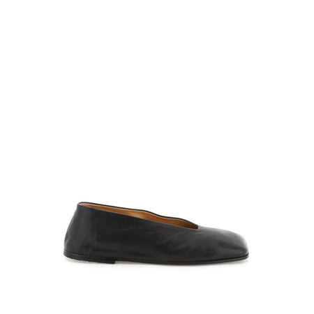 

Marsell Spatolona Leather Ballerina Flats