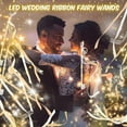 thumbnail image 4 of 100 PCS Light up Wands for Wedding, Wedding Wands Streamers with 3 Colorful Flashing Modes, Fairy Wands, LED Silk Fairy Wand with Bells for Wedding, New Year, Raves, Concert, Birthday, 4 of 10