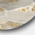 thumbnail image 3 of Designart 'Glam Gold Desert Neutral' Glam Metal Circle Wall Art, 3 of 3