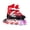 Red, variant on LAZIOEGR Adjustable Illuminating Inline Skates for Kids Boys Girls Set with Helmet Pads, Purple Medium