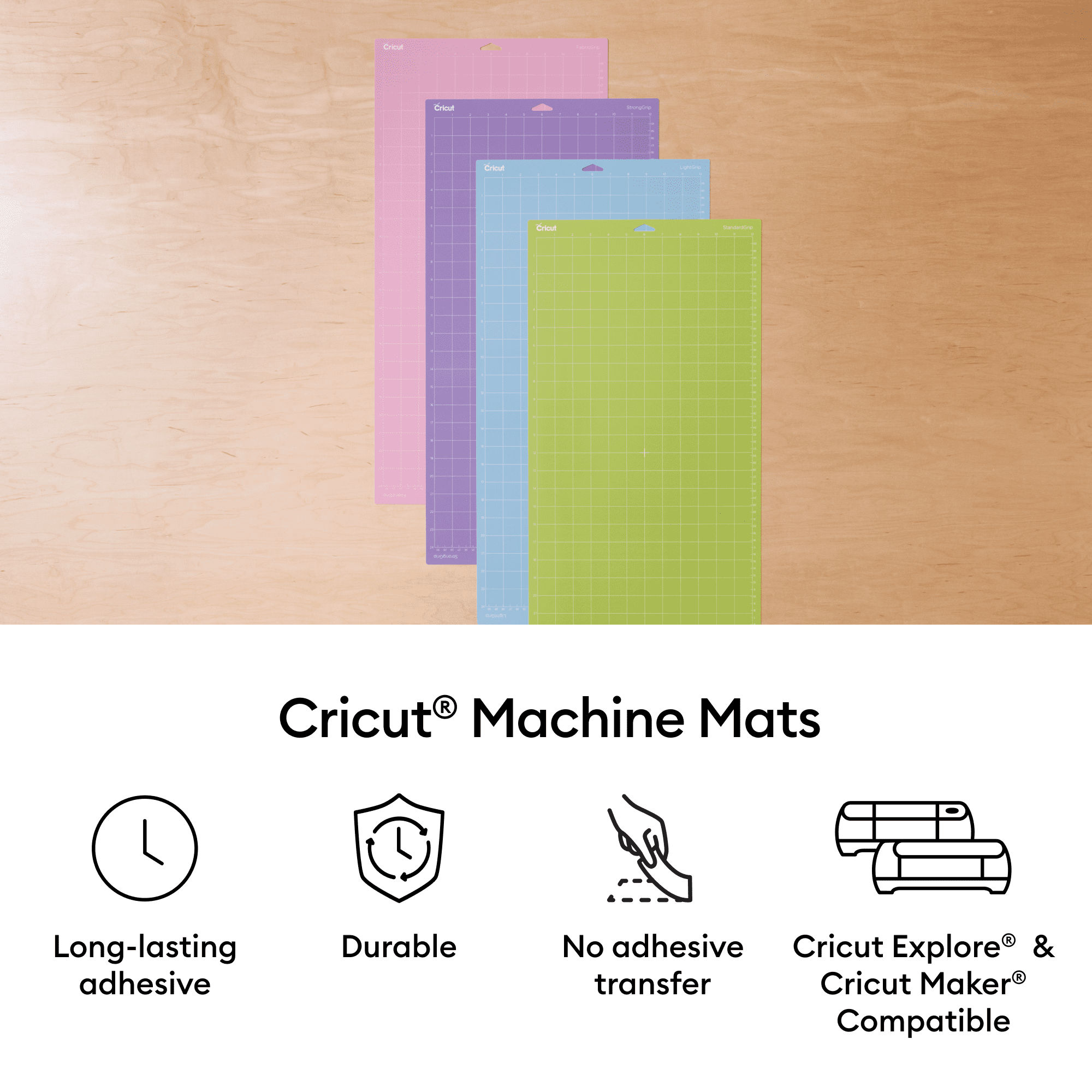 Cricut® Machine Mat Variety Pack - 12 in x 24 in (4 ct)
