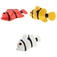 thumbnail image 1 of Adorno de artificial de 3 piezas para decoración de acuario, Mini nadador de juguete de plástico para peces BLESIY Pez Payaso artificial realista, 1 of 8