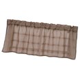 thumbnail image 1 of Protección de privacidad Cenefas de cocina para ventanas Cortinas cortas de hilo transparente Café-137x61cm Sunnimix Nivel de cortina de ventana, 1 of 8