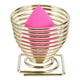 thumbnail image 2 of Soporte para esponja cosmética, esponja de huevo, licuadora, soporte para secado, marco de soporte, herramienta de maquillaje, cuadrado dorado, 2 of 3