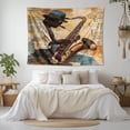 thumbnail image 7 of Jazz & Blues Heritage Wall Tapestry for Bedroom by DC | African American Tapestry Wall Hanging & Aesthetic Decor for Dorm, Living Room, Picnic & Home | 36"x48", 7 of 7