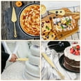 thumbnail image 5 of Juego de corte de pasteles Uxcell para bodas, juego de cuchillo y servidor de pasteles para regalo (Lattice), 5 of 5