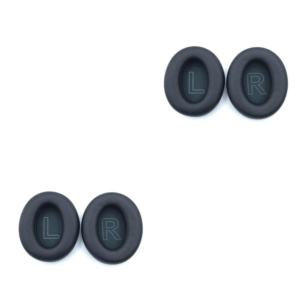 Seitruly Almohadillas para auriculares Auriculares Auriculares de cuero de PU Almohadillas para auriculares con hebilla Reemplazo de orejeras Type3 NO3