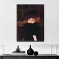 thumbnail image 1 of Dame mit Hut und Federboa - 1909 | Gustav Klimt | Premium Fine Art Print | 19th Century Austrian | Symbolism, Art Nouveau | Portrait | Nature Art, 1 of 7