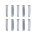 thumbnail image 1 of 150pcs 6mm x 30mm Plastic Expansion Pipe Column Concrete Anchor Wall Plug Gray for Home Garden DIY Application, 1 of 4