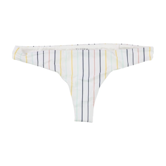 Tavik Womens Ali Minimal Coverage Bikini Swim Bottom, White, Medium