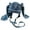 dark denim blue, variant on Long Rabbits Ear Ear Flap Hat for Adult Unisex Washed Fabric Hat Outdoor Sun Caps Casual Distressed Hiphop Dance Hat