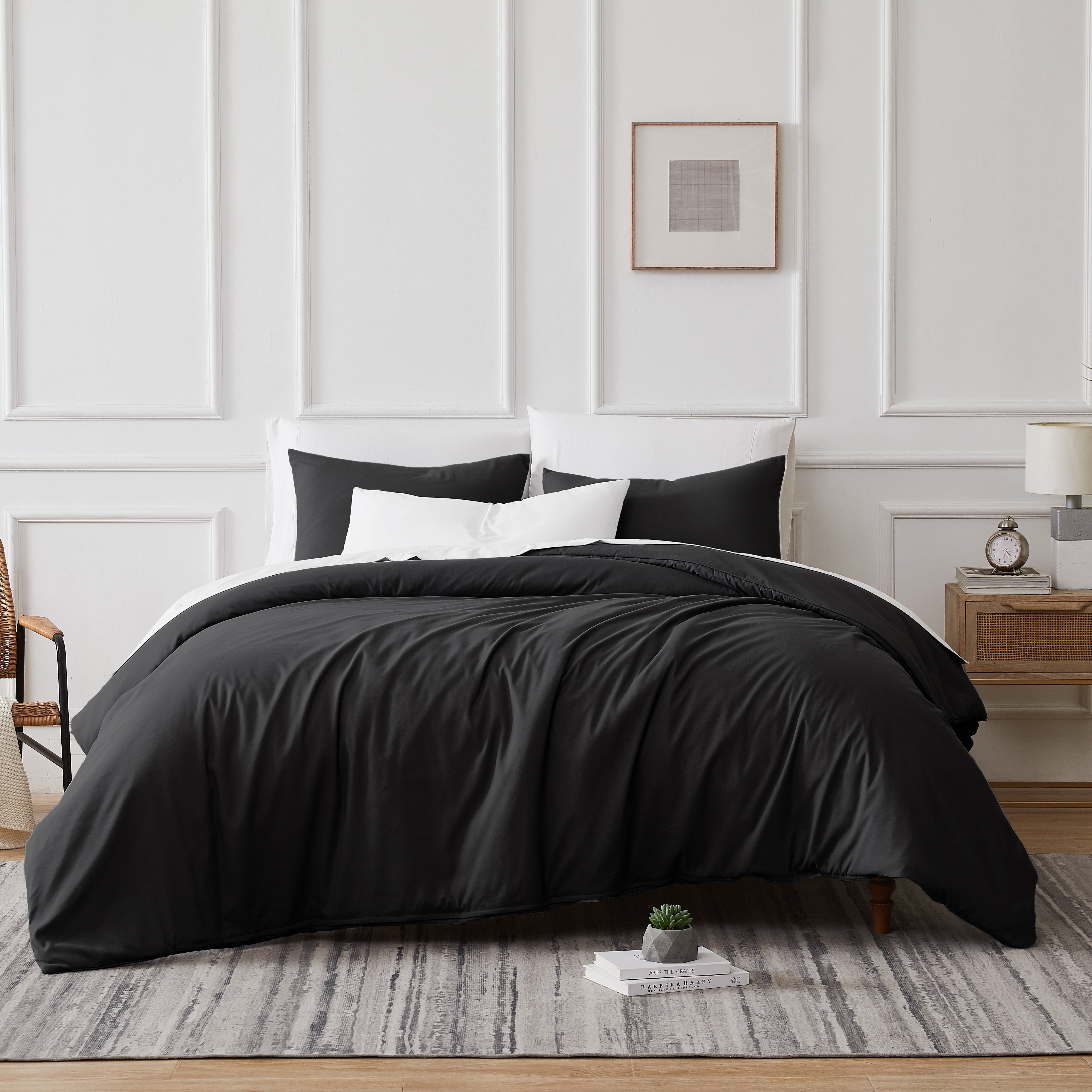 Snug Oversized Microfiber 3-Piece Duvet Cover Set by Southshore Fine Linens