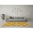 thumbnail image 3 of Ahgly Company Indoor Square Abstract Brown Modern Area Rugs, 5' Square, 3 of 4