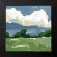 thumbnail image 2 of Barnes, Victoria 12x12 Black Modern Framed Museum Art Print Titled - Spring Meadow Study II, 2 of 5