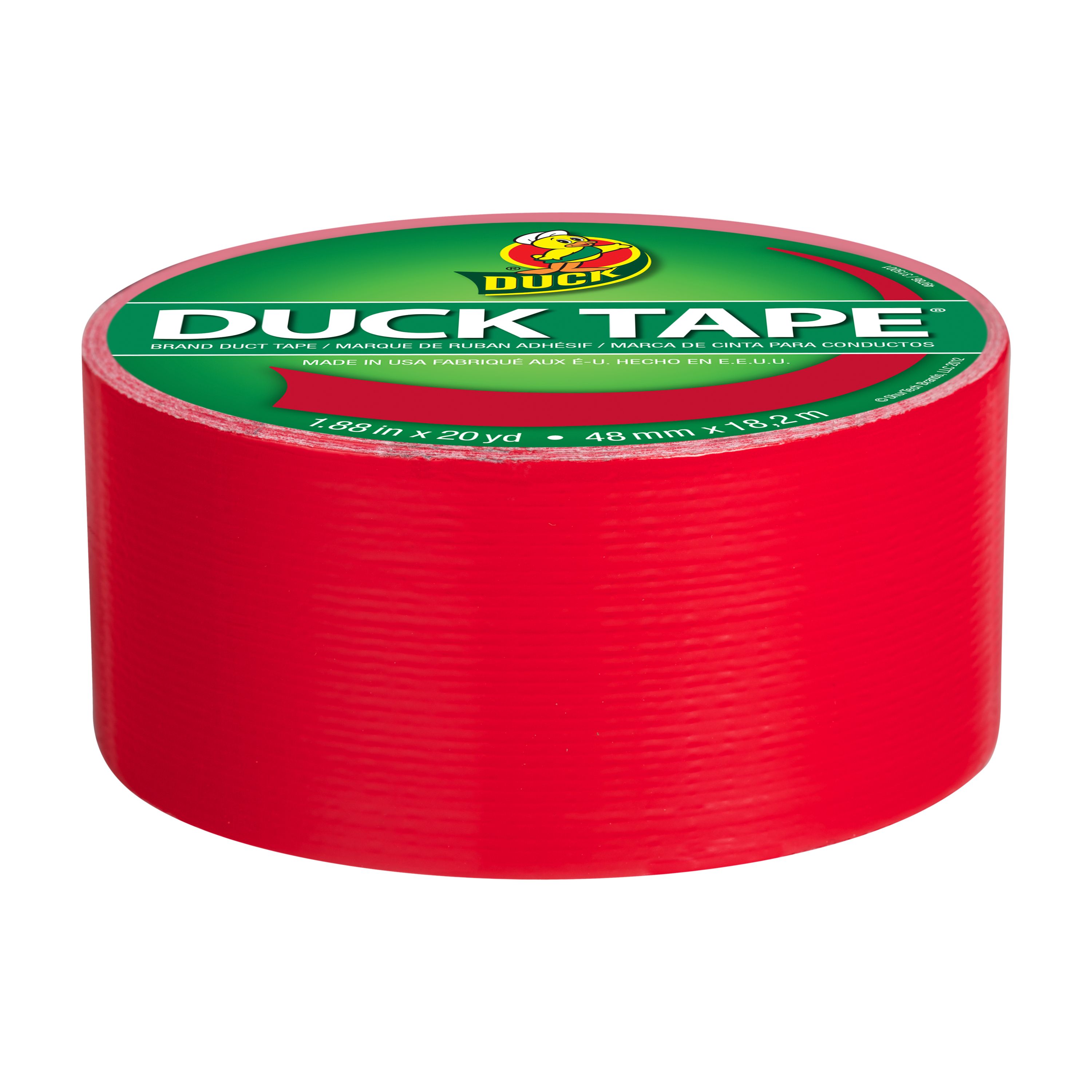 Duck Brand Color Duct Tape, 1.88 in. x 20 yd., Red - image 2 of 5