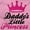 Pink, variant on Daddy's Little Princess Girly Tiara Youth T Shirt Tee Girls Infant Toddler Brisco Brands 3T