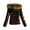 Brown, variant on 2024 Autumn And Winter Women's Lightweight Down Warm Quilted Padded Hooded Jacket