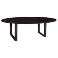thumbnail image 5 of Structure 96" x 48" Oval Table Top- Mahogany/ Mocha Walnut, 5 of 5