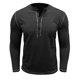 thumbnail image 1 of Blusas y camisas de manga larga con cuello redondo para hombre, blusa informal de moda con bloques de color, manga larga, cuello redondo, blusa de poliéster, algodón y poliéster., 1 of 4