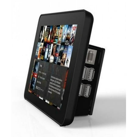 Black Raspberry Desserts - RS Premium Touchscreen Case for Raspberry Pi and LCD Display 7-Inch - Black