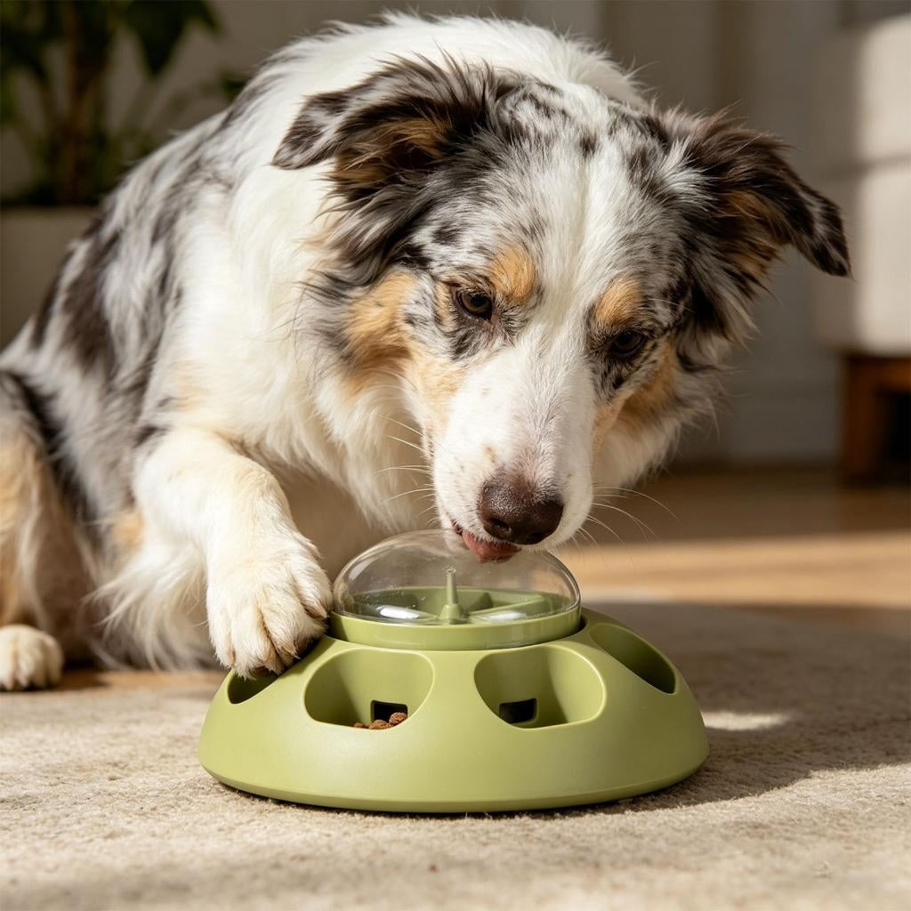 Giaone 2 Pieces ABS Slow Feeder Puzzle Toy That Challenges Your Dog’s Cognitive Abilities