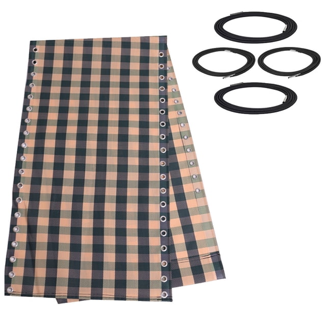 Bewildely Tela de repuesto para silla de cabestrillo con cuerdas, funda protectora ligera, Protector Universal para exteriores, Patio, Camping Juegos de muebles de jardín Verde Bewildely HA065374-02