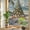Green, variant on Fall Thanksgiving Privacy Window Film, Decorative Stained Glass Window Film, Vintage Squirrel Fox Pumpkin Leaves Resuable Rainbow Static Cling for Home Bathroom Living Room Glass Door 23.6"x59"