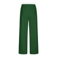 thumbnail image 3 of DODADAWANJ Sweatpants for Men Big and Tall Open Bottom Wide Leg Workout Pants Loose Fit Drawstring Elastic Waist Sweatpant with Pockets Green XXXL, 3 of 7
