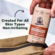 Dr. Squatch Mens Aluminum Free Deodorant, Natural Deodorant for Men, Wood Barrel Bourbon, 2.65 Oz