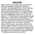 thumbnail image 3 of Boston Spice Southie South Boston Handmade Pickling Spice Seasoning Blend Corned Beef Brisket Meat New England Boiled Dinner Pickled Vegetables 1/4 Cup Pouch wt. 1.1oz/32g, 3 of 6