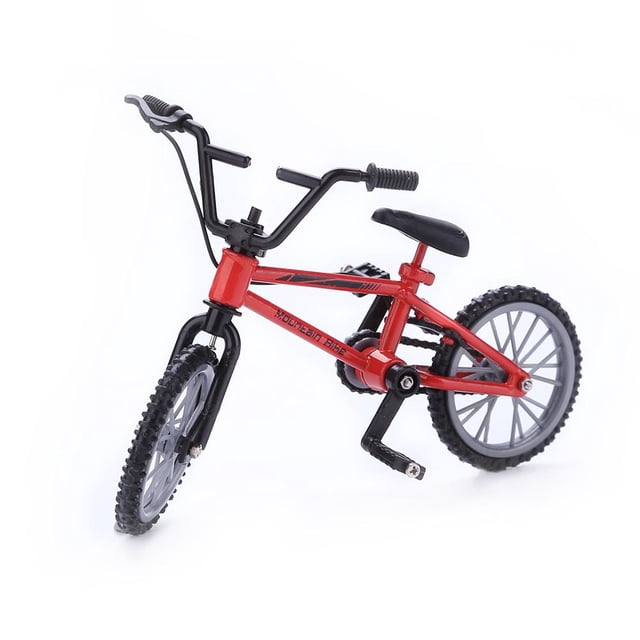 Bicicleta De Dedo Mini Finger Mountain Bikes Diecast Alloy Stents Finger Bicicleta Modelo (Rojo) Tmvgtek libre de BPA