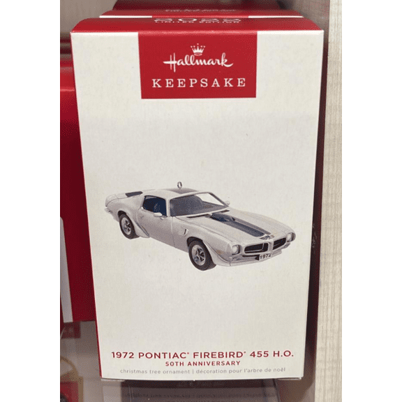Hallmark Keepsake 1972 Pontiac Firebird 455 H.O. Ornament 2022 #QXE3276