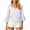 White#34, variant on UVEASISHA Bow Back Blouse Women 3/4 Bell Sleeve Dressy Tops Open Back Tie Shirts Loose Fit Summer Party Vacation Date Night Blouses White XL