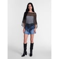 thumbnail image 2 of Madden NYC Women's Sequin Poncho, Sizes XS-XXL, 2 of 6