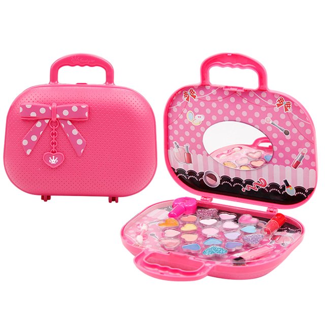Real Washable Princess Cosmetic Set Girls Pretend Play Makeup Toys Kits