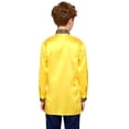 thumbnail image 2 of vastwit Kids Boys Indian Traditional Kurtan Top Silky Satin Long Sleeve Button Down Formal Dress Shirts Gold 8, 2 of 7