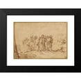 thumbnail image 2 of Anonymous 24x18 Black Modern Framed Museum Art Print Titled - Christ and the Canaanite Woman (1650), 2 of 5